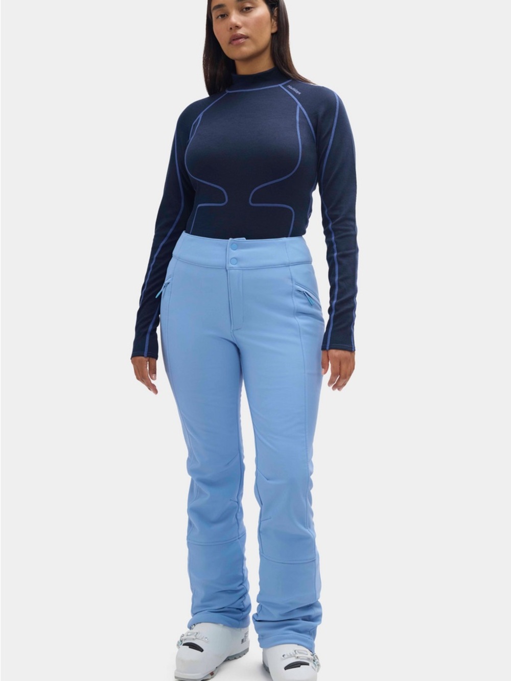 Halfdays Emma Soft Shell Ski Pant Blue
